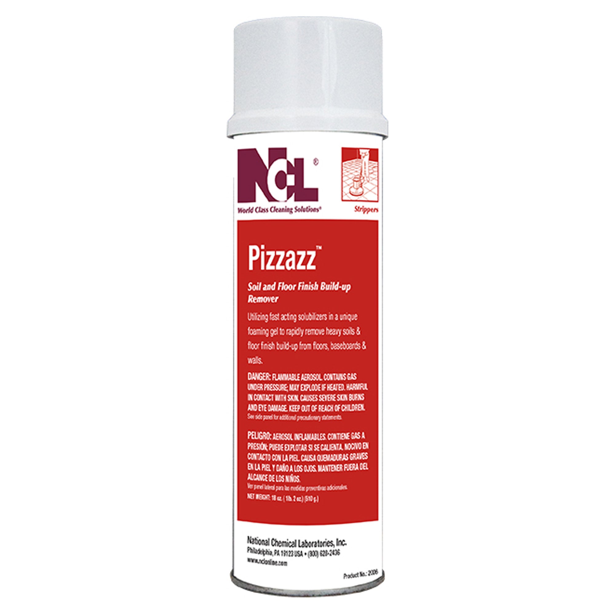 Pizzazz Soil and Floor Finish Build-Up Remover - Baseboard Stripper - (21.25 oz Aerosol Cans)