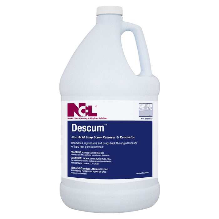 Descum Non-Acid Soap Scum Remover & Renovator - (1 GAL)