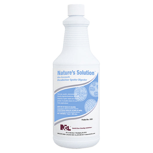 Quart of NCL Nature's Solution - Bio-Enzymatic Deodorizer Spotter Digester