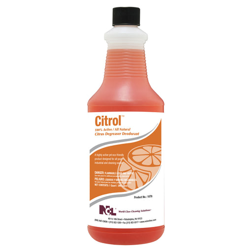 Quart Bottle of NCL Citrol Citrus Degreaser Deodorant, 100% Active, All Natural