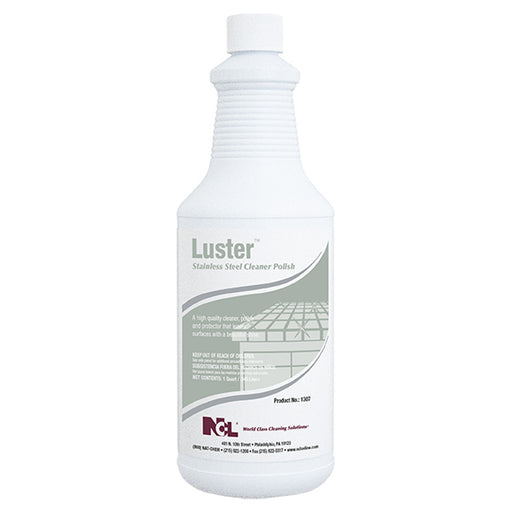 Quart bottle of NCL Luster Stainless Steel Cleaner Polish