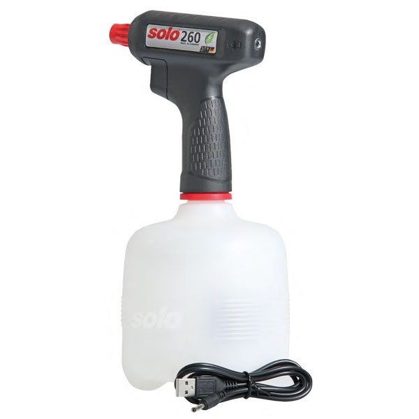 SOLO Battery Pump Sprayer - 260 - Lithium Powered - Buna (Nitrile) Seal - 1 Liter