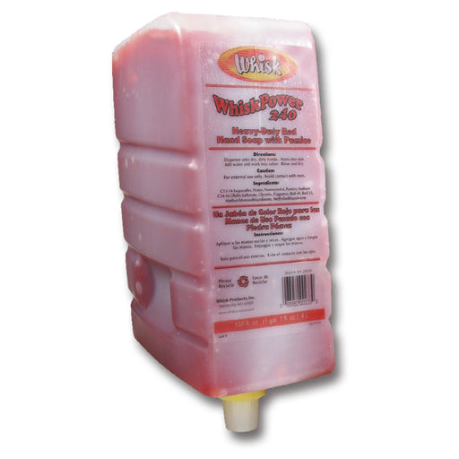 4 Liter M Bottle of Whisk Power 240 Red Hand Soap with Pumice
