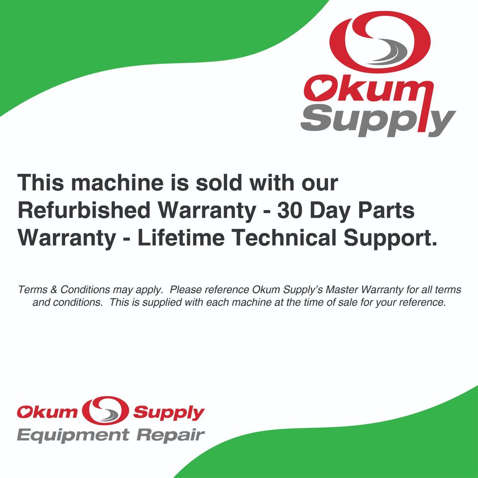 High Speed Burnisher / Buffer Floor Machine - Task Pro 20" With Pad Driver - Used