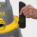 close up of tool attachment to Koblenz Contractor 5.0 Peak HP Wet Dry Blow Shop Vacuum - 6 GAL
