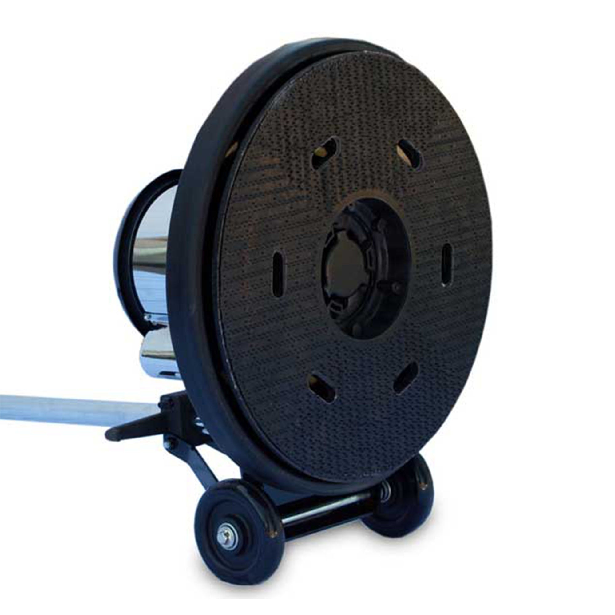 bottom view of EDIC Saturn Low Speed Floor Machine with pad driver