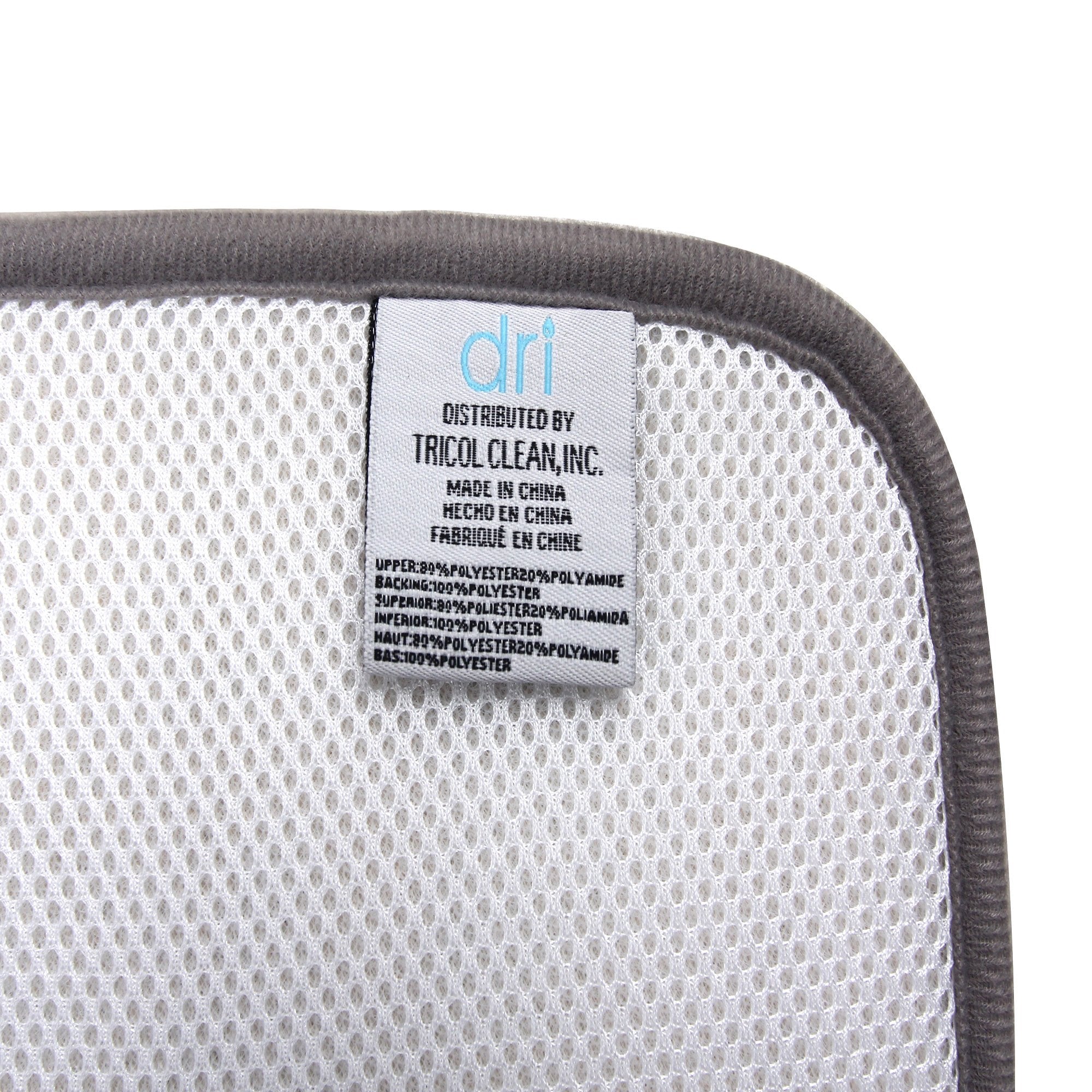 Microfiber Dish Drying Mat by DRI - 18" x 24" - Ash Grey
