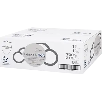 PAPERNET Hardwound Roll Towel Heavenly Soft Standard - 1-PLY 7.9 X 700 - WHITE - (6/CS)
