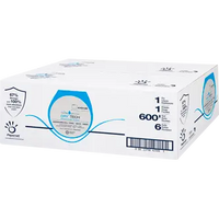 PAPERNET Hardwound Roll Towel Dry Tech - 1-PLY 7.9" X 600' - TAD - WHITE - (6/CS)