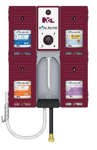 Dual-Blend Wall Dispensing Unit