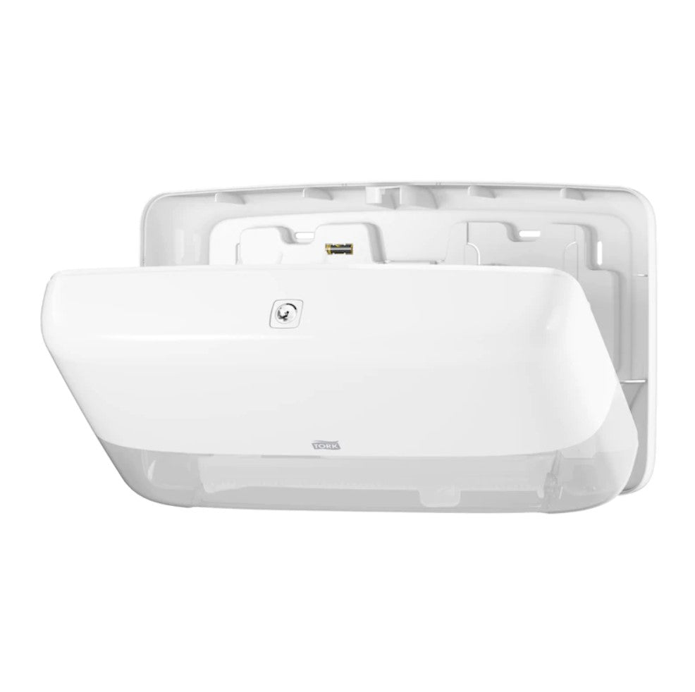 Tork Twin Mini Jumbo Bath Tissue Roll Dispenser