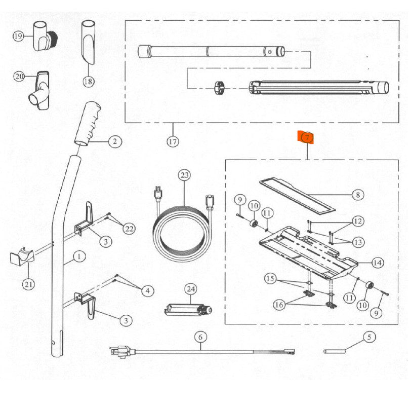 U800 - U900 Bottom Plate Assembly Lock With Rollers