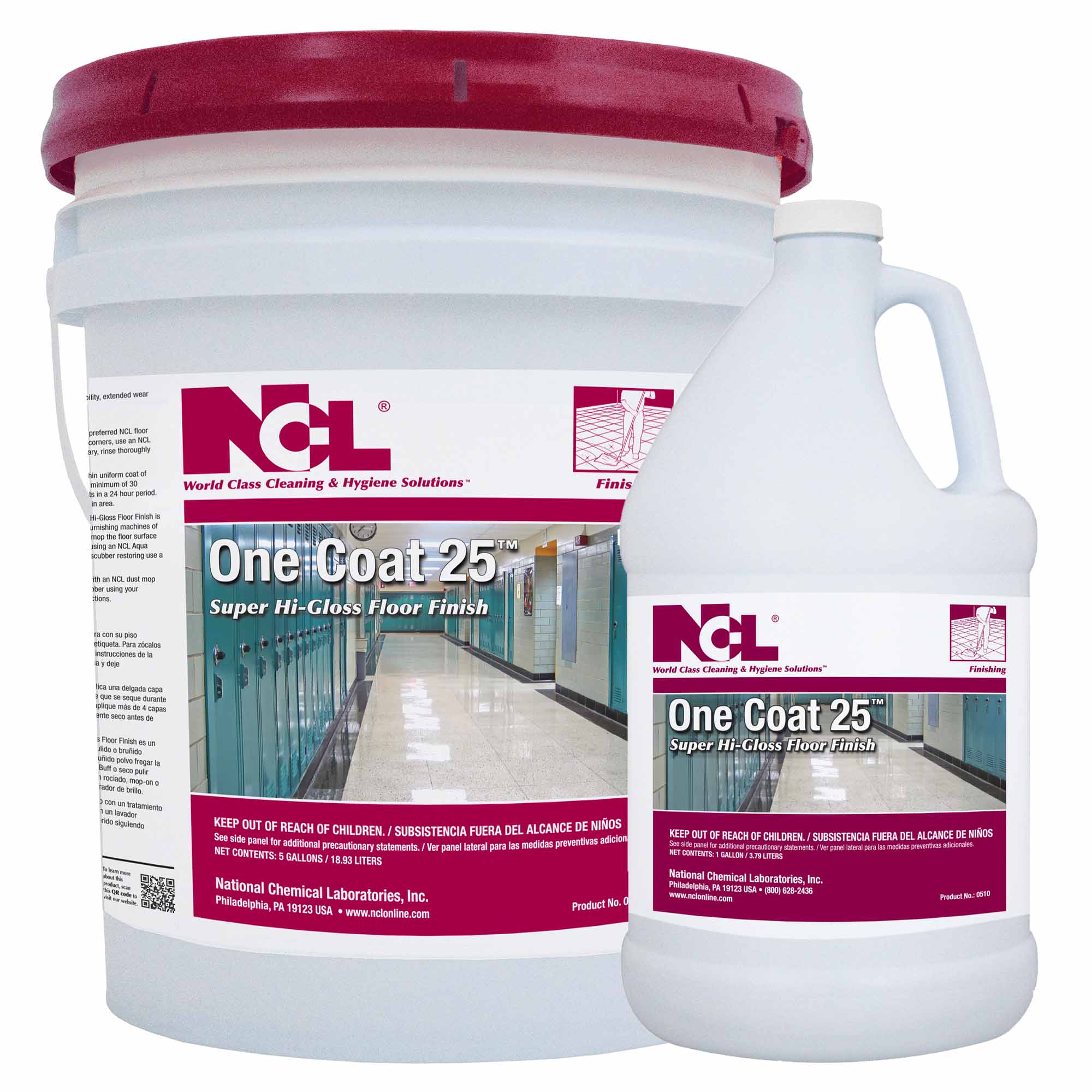 One Coat 25 Super High Gloss Floor Finish