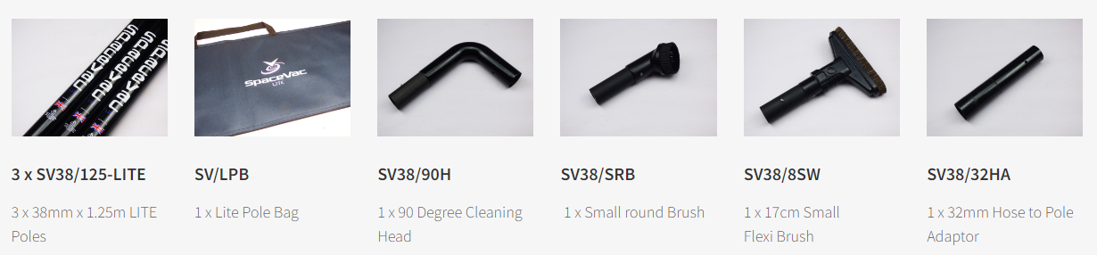 SpaceVac Interior LITE 38mm Cleaning System | Financing Available
