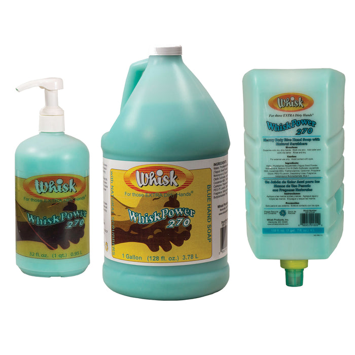 Whisk Products Whisk Power 270 Blue Hand Soaps With Natural Scrubbers