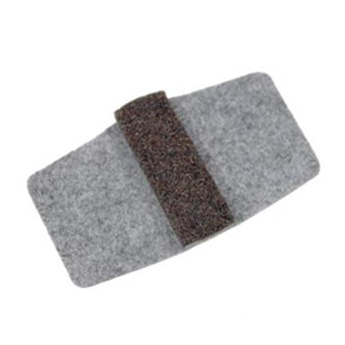 Wrap-Around Floor Savers - 1.875" x 3.125" - Lg - Grey - (16 PC)