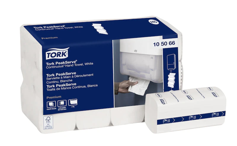 Tork Advanced - Premium - Peakserve - C-Fold Towels - White - (3240/CS)